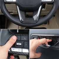 Pour Toyota Land Cruiser 300 LC300 Accessoires Intérieur Kit de garnitures entièrement en fibre de carbone Kit de garnitures en fibre de carbone Console Tableau de bord