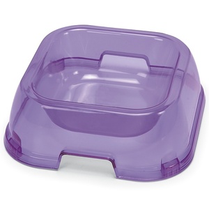 Wholesale Price Simple Animal Food <b>Small</b> Pet Feeder Doggy Cat Square Plastic Feeding <b>Bowls</b> - Product Image 2