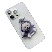 2025 vente chaude personnalisé Animal chaton magnétique bureau téléphone support de poignée paresseux support de téléphone portable