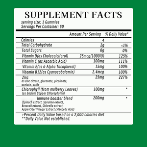 Buena calidad Gut Digestive Support Skin Health Gummy con vitamina C & E Suplemento de clorofila para toda la familia Gummies - Product Image 2