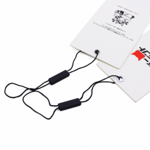 Private Fashion Recycled White Black Paper Hang Tag LOGO for Clothing/Hoodies/T-shirt/Dress/Jeans/Price/Luggage Swing Tag Label - Product Image 5