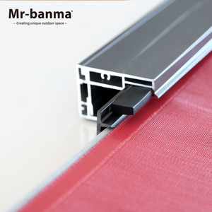 Patio Dọc Có Thể Thu Vào Bóng Râm Rèm Động Cơ Con Lăn Mù, Patio Sắc Thái, Patio Zip Theo Dõi Ngoài Trời Rèm - Product Image 6