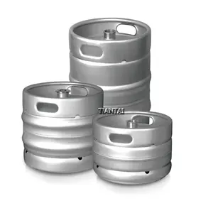 Fusti di birra in acciaio inossidabile US EURO germania standard A S D G lancia fornito per opzioni di riempimento birra loghi fusti personalizzati