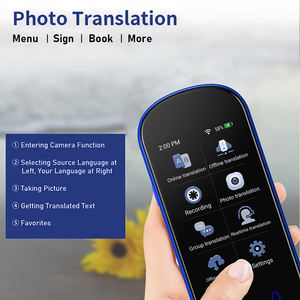 Traducteur vocal IA instantané portable avec écran tactile de 3,1 pouces, traduction <span class=keywords><strong>en</strong></span> temps réel et fonction d'enregistrement pour les voyages, l'apprentissage et les réunions - Product Image 6