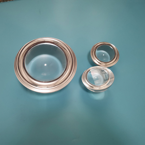 Yüksek hassasiyetli odak yarım yuvarlak Lens optik cam led co2 lazer teleskop Fiber optik endoskop objektif lensler - Product Image 3