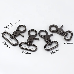 Meetee H4-1 Luggage Accessory Swivel Lobster Buckle Alloy Belt Buckle for Handbag Clasp Lobster Trigger <strong>Clips</strong> Snap Bag <strong>Hook</strong> - Product Image 2