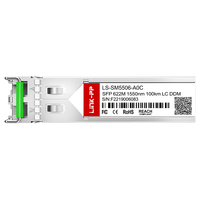 622M SFP SMF 1550nm 100km Dubleks LC Ticari Fiber Optik Alıcı-Verici Modülü