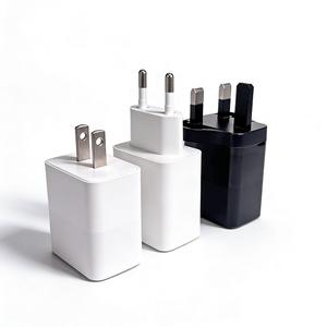 <span class=keywords><strong>Chargeur</strong></span> GaN 20W avec indicateur LED, prise murale USB C à charge rapide, port unique et double port, options Type A+C, prise fixe US/EU/UK, logo OEM personnalisé - Product Image 6