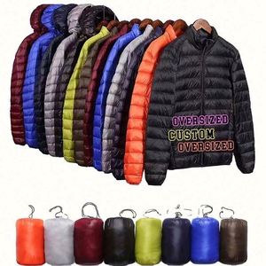 Custom Logo Plus Size Men Winter Warm Waterproof <b>Padded</b> Hooded Windproof Breathable Fleece Quilted Bubble Puffer Cotton Jacket - Product Image 1