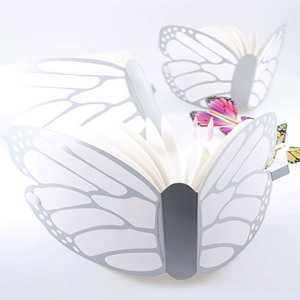 Logo personalizzato a forma di libro della farfalla volante magica a forma di cuore nel libro a forma di farfalla magica a forma di cuore - Product Image 5