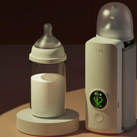 Sac chauffe-biberon USB, housse isolante à thermostat intelligent, chauffe-lait portable universel pour les voyages, la voiture et la poussette