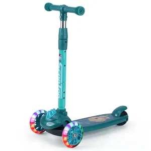 Trottinette enfant bébé produit jouets éclairer enfants Scooter 3 roues enfants Kick Scooter pour enfants garçons et filles