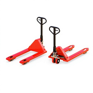 Chariot à palettes manuel de 2,0 tonnes, chariot à palettes industriel, longueur de la fourche de 1150 mm, certifié CE, poignée ergonomique, roues en PU/Nylon - Product Image 6