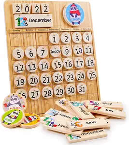 Детский деревянный вечный календарь Монтессори