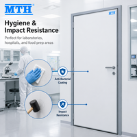 Porte de séparation isolée multifonctionnelle à une seule feuille MTH, isolation thermique et acoustique pour entrepôts frigorifiques et séparation de bureaux