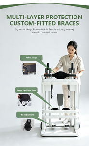 Exosquelette robotique intelligent pour la thérapie de la marche, dispositif d'entraînement de correction de la marche pour les membres inférieurs, équipement d'assistance à la marche pour la réadaptation - Product Image 4