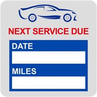 Étiquettes autocollantes statiques en papier pour prochain service, faciles à retirer, autocollants de changement d'huile, étiquettes NFC étanches ISO14443A pour pare-brise