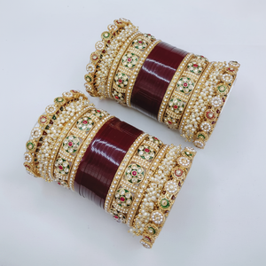 PADMAWATI Luxury Tungsten Gold Plated Multi Color High Quality Women's <b>Bangles</b> Set <b>Indian</b> Bridal Engagement Wedding Party Gift - Product Image 2