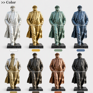Scultura in Bronzo a Grandezza Naturale di Lenin, Statua del Famoso <span class=keywords><strong>Politico</strong></span> Personalizzata per Decorazione di Monumenti e Parchi all'Aperto - Product Image 3