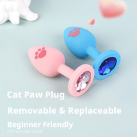 Jouets sexuels pour femmes : Queue de renard pour cosplay, Queue de renard, Plug anal en silicone à griffes de chat, Jouets sexuels SM, Jouets pour adultes, Conception détachable