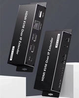 SYONG 4K 200M HDMI Extender Over IP RJ45 POE Cat5e Cat6 KVM HDMI Extender Avec Usb Souris Clavier HDMI KVM EXTENDER