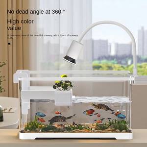 Fábrica al por mayor dormitorio escritorio medio acrílico acuario Betta Goldfish acuario pecera acuario - Product Image 3