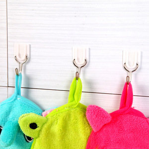 <b>Adhesive</b> <b>Hooks</b> 6 Pack Self <b>Adhesive</b> Wall Mounted Household Use Coat Kitchen Bathroom Door <b>Hook</b> - Product Image 3