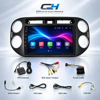 Adapté pour VW Tiguan 2006-2016 Autoradio multimédia Lecteur DVD Unité centrale électronique GPS Navigation