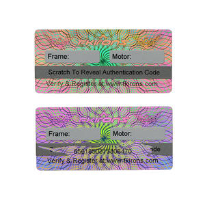 مصنع بالجملة مخصص خدش التسمية الأمن ملصق الهولوجرام - Product Image 2