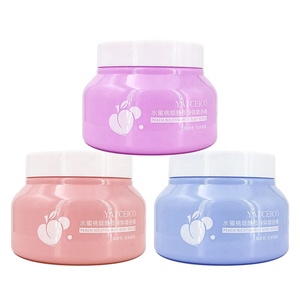 250g 8oz Empty Plastic Jar Cosmetics Packaging Containers Lid Custom PET Sugar Scrub Cream Jar Face Cream Jars