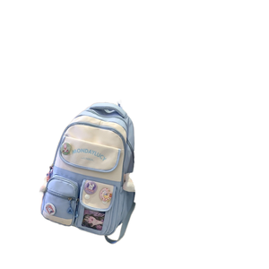 Versione coreana zaino per la scuola media per studenti di sesso <span class=keywords><strong>femminile</strong></span> piccola borsa a cuore fresco per il terzo al sesto anno nuovo arrivo - Product Image 6