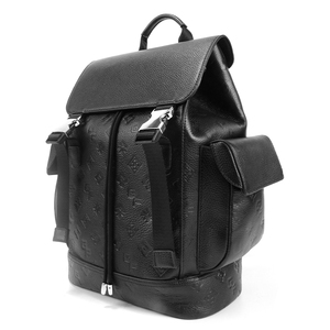 Men PU Leather <b>Backpack</b> <b>Large</b> Capacity Travel Laptop <b>Backpack</b> Embossed Casual Outdoor Daypack With Side Pockets - Product Image 2