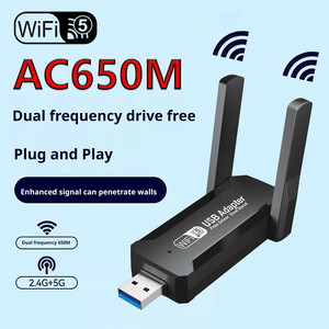 Nouveautés Adaptateur WiFi USB AC1300 double bande 2,4 GHz 5 GHz <span class=keywords><strong>Carte</strong></span> réseau sans fil pour ordinateur <span class=keywords><strong>portable</strong></span> et ordinateur de bureau - Product Image 6