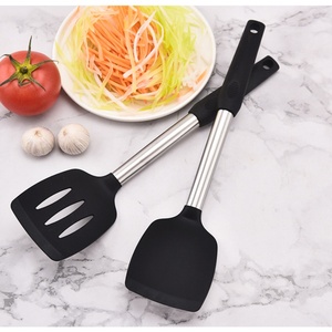 Non Stick <b>Silicone</b> Stainless Steel Spatula Set Accessories Essentials Kitchen Utensil Cook Set - Product Image 2