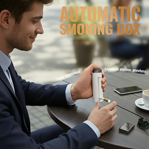 Estuche para Cigarrillos Novedoso y Creativo de un Solo Toque |   Delgado, Portátil, Higiénico y a Prueba de Polvo |   Dispensador de Cigarrillos Resistente |   Venta al por Mayor a Granel - Product Image 3