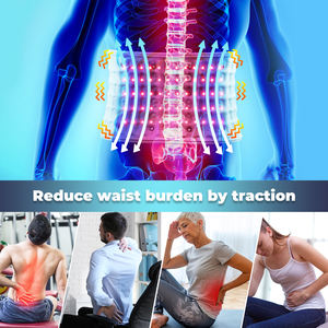 Ceinture de massage de <span class=keywords><strong>traction</strong></span> de décompression d'air de taille lombaire de vibration de chauffage de lumière rouge - Product Image 3