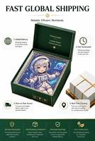 Papan Shikishi Anime Ukuran Kustom dengan Cetakan Karakter Berlapis Emas untuk Grosir