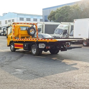 Camion diesel de 3 à 5 tonnes, dépanneuse à plateau plat, mini-camion de remorquage léger pour le remorquage de voitures et le sauvetage routier, remorques de <span class=keywords><strong>voiture</strong></span> - Product Image 4