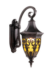 Lámpara de pared de decoración a prueba de agua, lámpara de pared exterior con forma de linterna antigua clásica Vintage, iluminación - Product Image 6