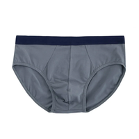 Caleçons Boxers Respirants en Coton/Spandex Tricotés à Taille Mi-Haute avec Logo pour Hommes – Vente en Gros