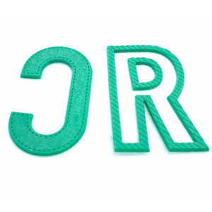 カスタムエンボス加工3Dソフト衣料用PVCサッカーウェアパッチ、衣類用アイロン接着パッチ - Product Image 3