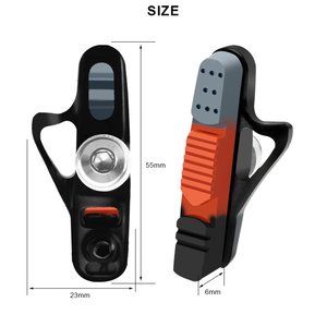RIDERACE 1 Paire de Plaquettes de Frein en Caoutchouc pour Vélo de Route, Plaquettes de Frein pour Frein à Jante CNC, Chaussures de Frein de Vélo Durables, Accessoires de Cyclisme - Product Image 6