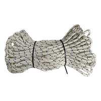 (Corde JL) 10mm 30m Corde de yacht en polyester Lignes d'enroulement sans fin Corde marine double tressée à 16 brins