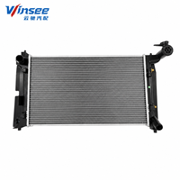 Pièces et accessoires automobiles YunChi 16400-21160 16400-21180 Radiateurs pour Toyota Corolla 2001-2004 ZZE122 au niveau du radiateur d'eau
