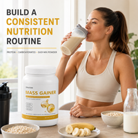 ODM OEM - Polvo de Proteína para Aumentar Masa Muscular, de Rápida Absorción, Sabor Vainilla, para Entrenamiento Diario