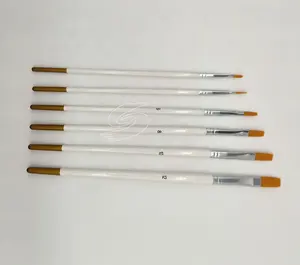 6 Stück Stifte Acryl Pinceles Arte Paint Brush Set Profession eller Künstler mit Pinseln