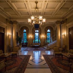 Unico grande lampadario in ottone luce di lusso cristallo decorativo di illuminazione in rame per <span class=keywords><strong>sala</strong></span> banchetti - Product Image 5