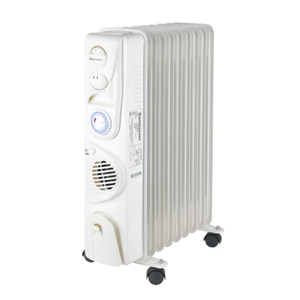 Promotion Radiateur Électrique à Huile Thermique 1000W 1500W 2000W 2500W avec 5, 7, 9, 11 ou 13 Ailettes pour Chambre - Product Image 1