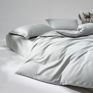 Fabrieksprijs Grijs Plat Laken Full Size Warm En Dik Dekbedovertrek Set Hotelero Fabriek Uit China - Product Image 6