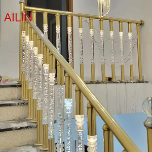 Tùy chỉnh thép không gỉ Acrylic Pha lê lan can cột - Product Image 2